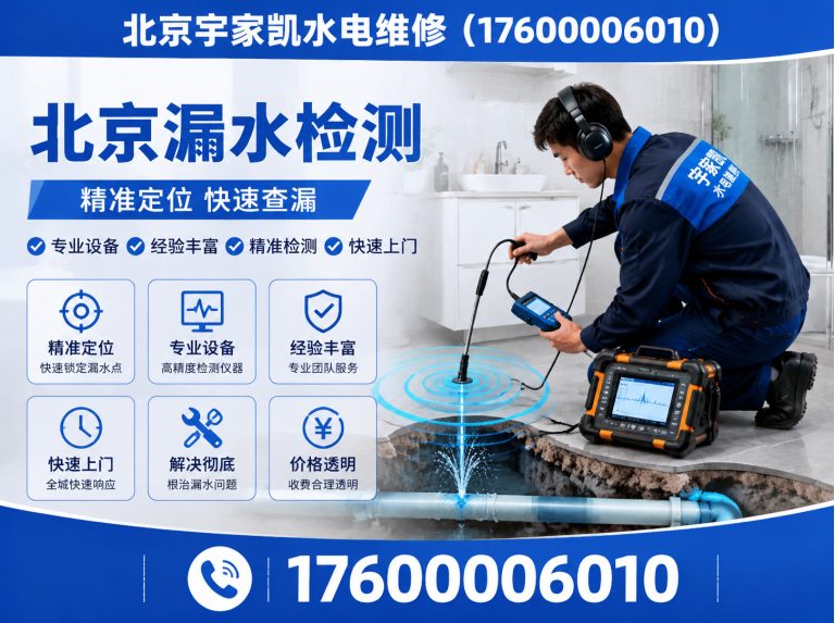 昌平区北京漏水检测展示图
